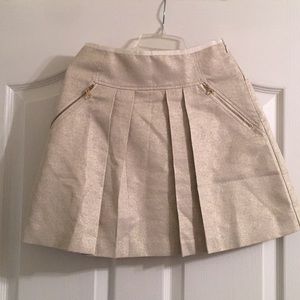 Ted Baker London gold tone skirt. Size 0.